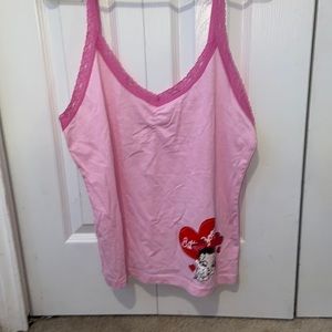 Pink Y2k Betty Boop Tank Top